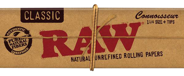 Raw Connoisseur Rolling Papers 1 ¼ Size+Tips - Herbware, Victoria Australia 