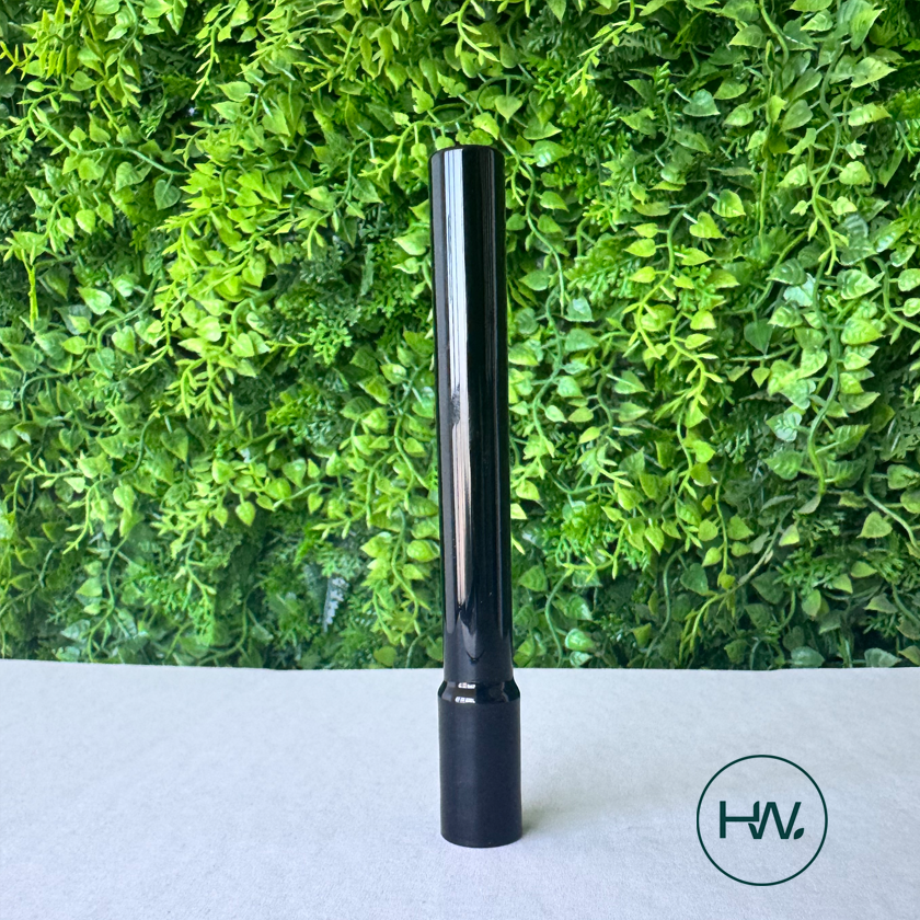 Arizer Black Mouthpiece Glass Stem Straight - Herbware, Victoria Australia