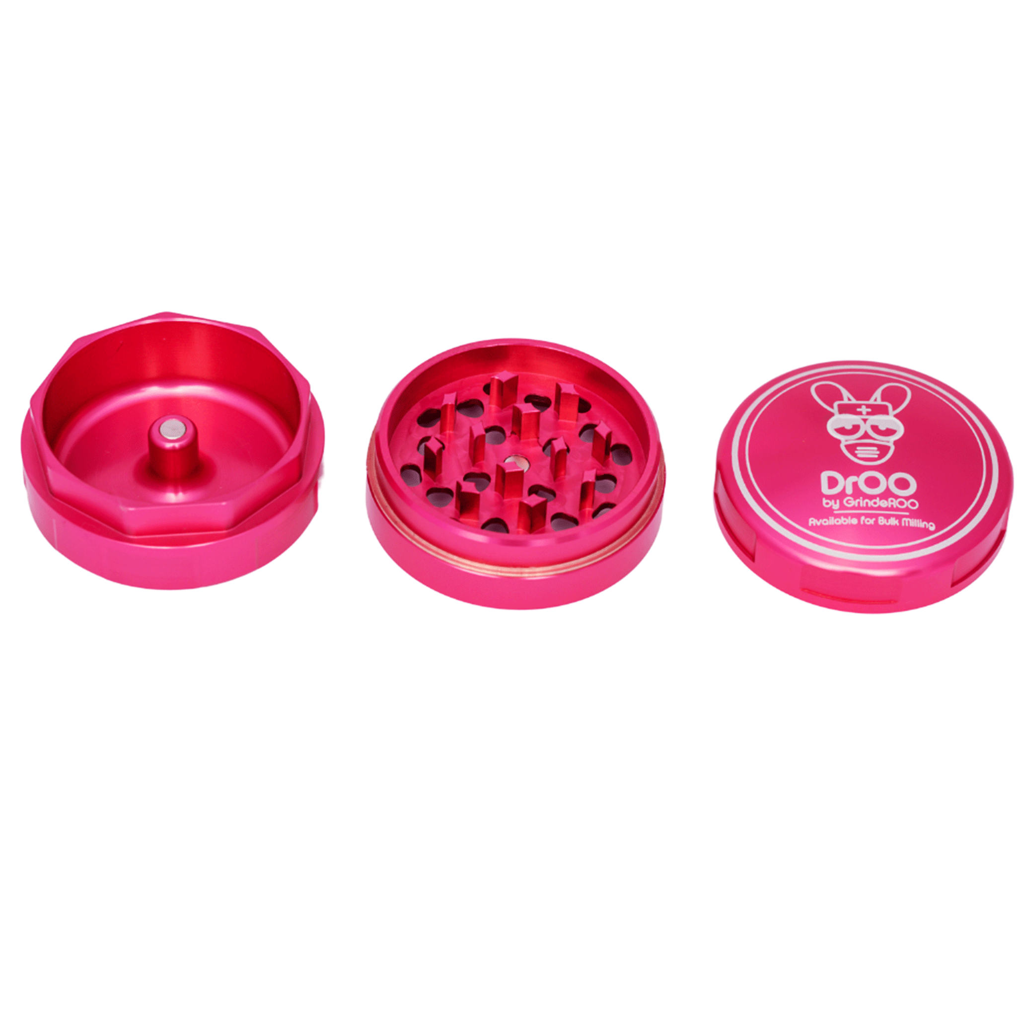 Grinderoo DROO 55mm Herb Grinder - [Herbware, Melbourne Australia]