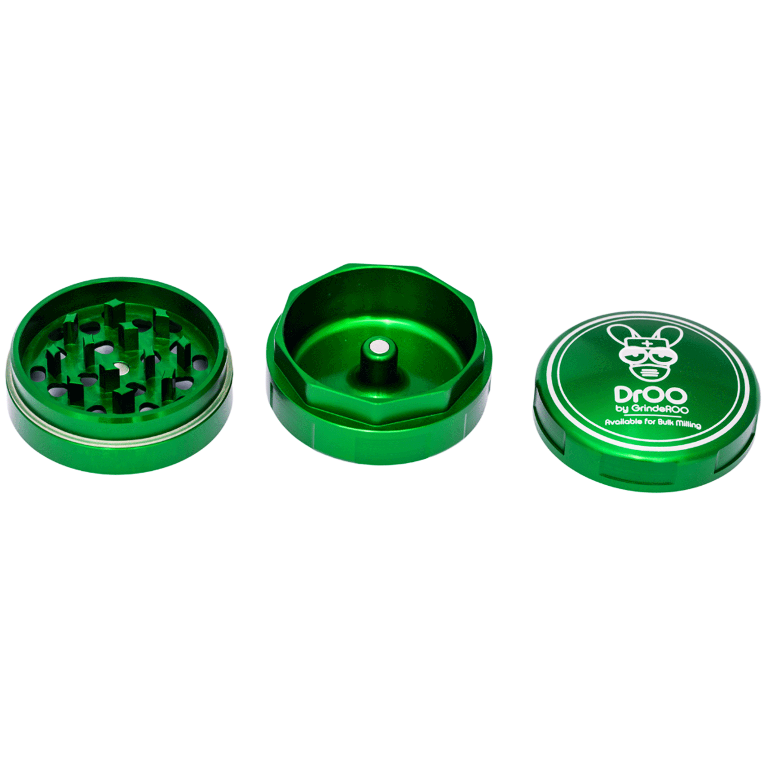 Grinderoo DROO 55mm Herb Grinder - [Herbware, Melbourne Australia]