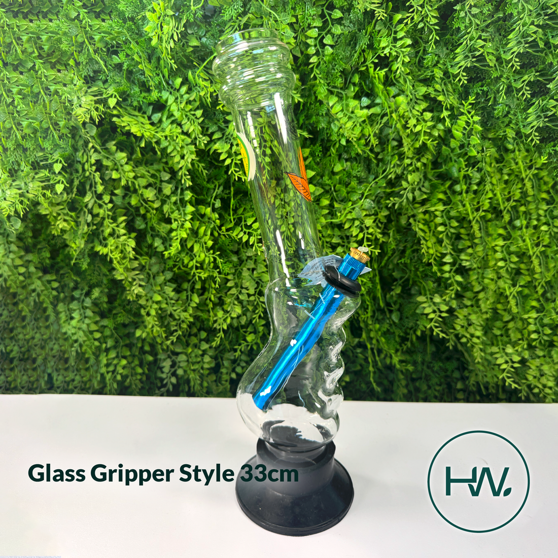 Agung Glass Gripper Style  Bong 33cm - Herbware Melbourne, Australia