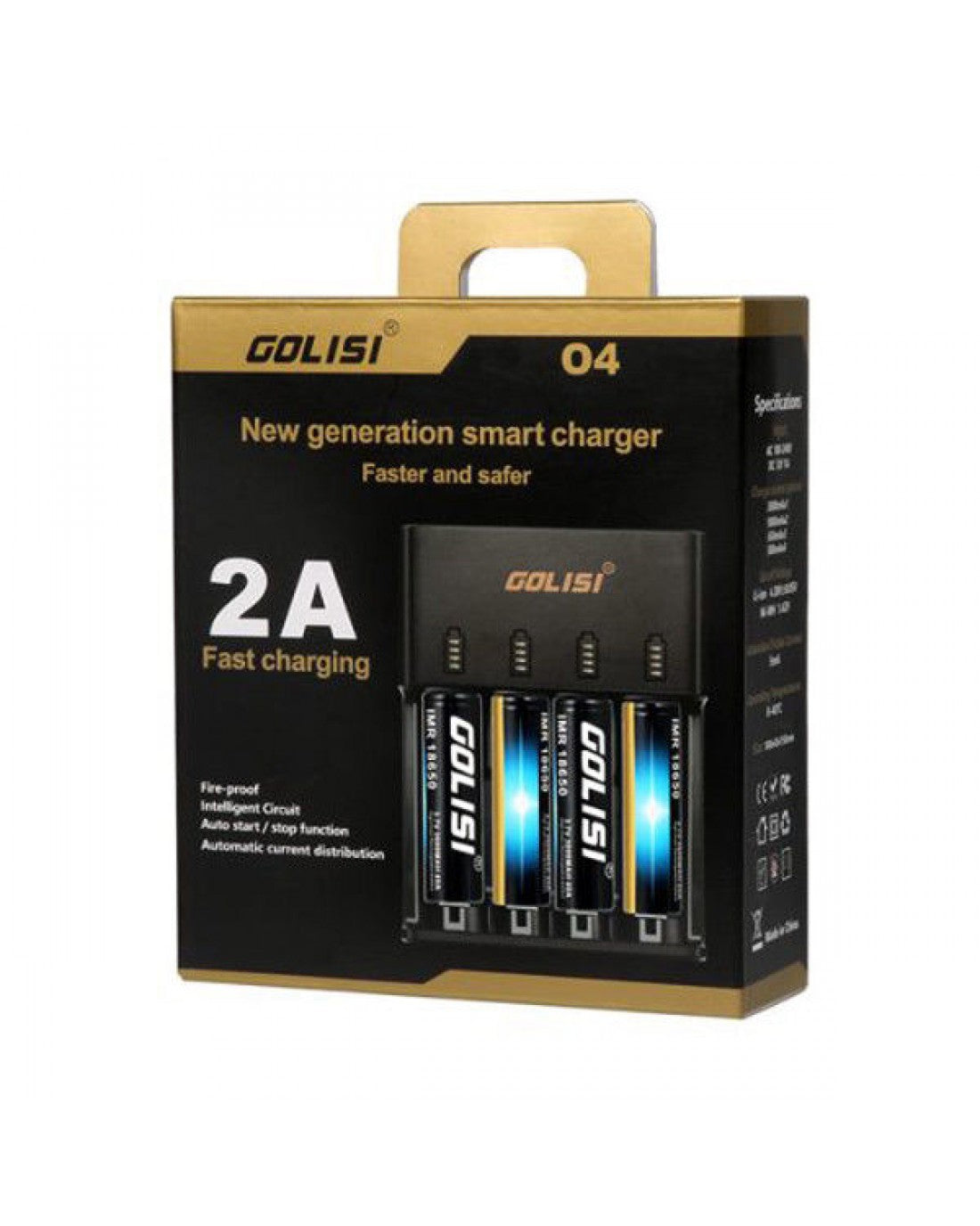 Golisi O4 4-Bay Smart Charger - Herbware, Australia