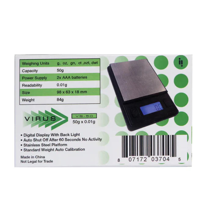 Infyniti Virus Digital Pocket Scales - [Herbware, Melbourne Australia]