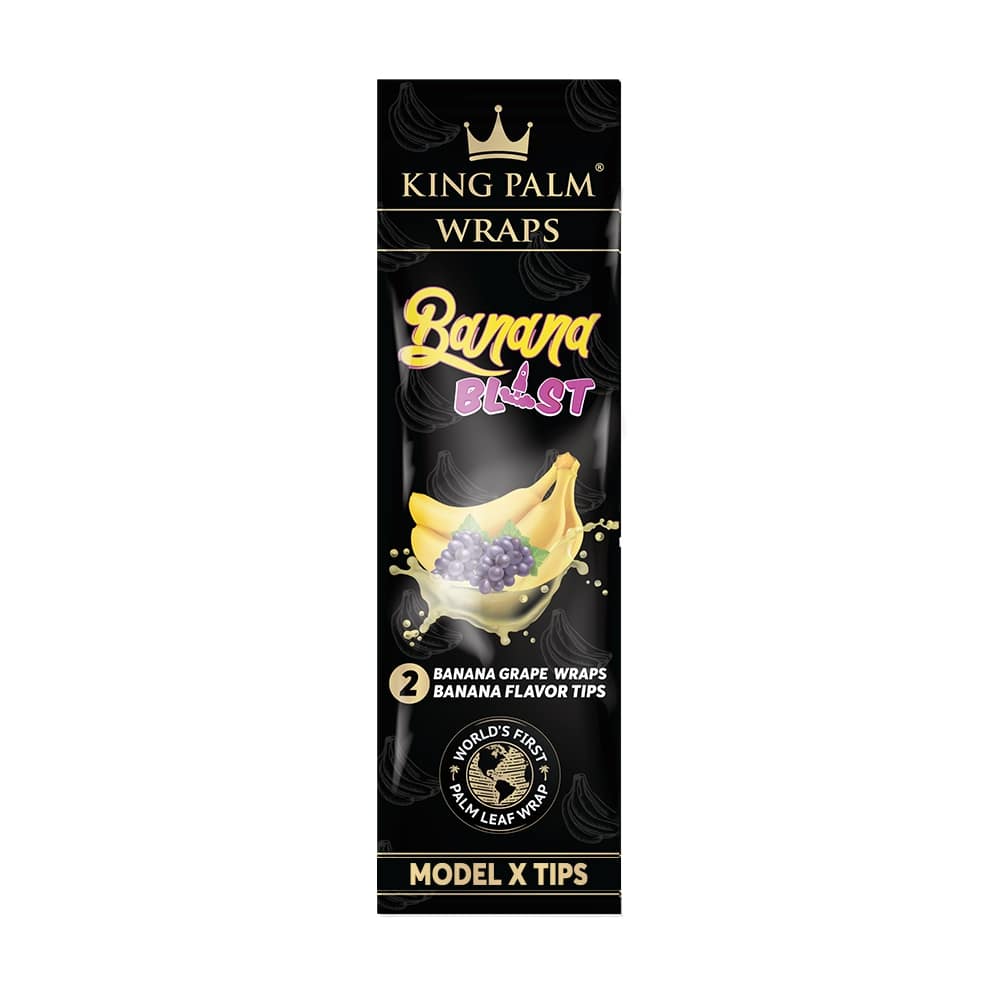 King Palm Banana Blast Wraps 2 Pack - [Herbware, Melbourne Australia]