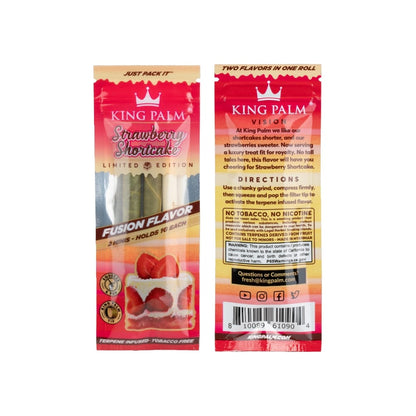 King Palm Strawberry Shortcake Mini Rolls 2 Pack - [Herbware, Melbourne Australia]