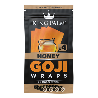 King Palm Goji Wraps Honey 4 Pack - [Herbware, Melbourne Australia]