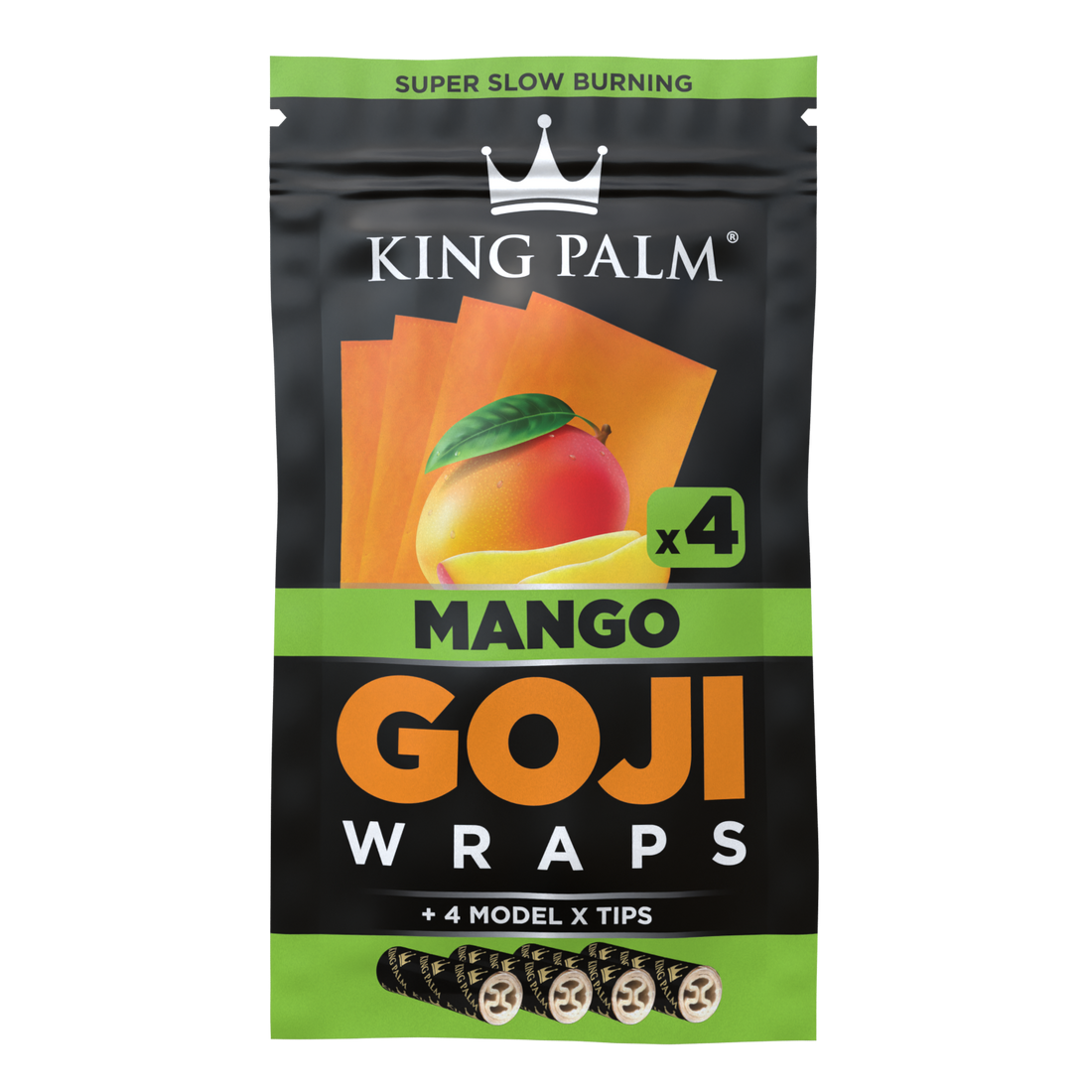 King Palm Goji Wraps Mango 4 Pack - [Herbware, Melbourne Australia]