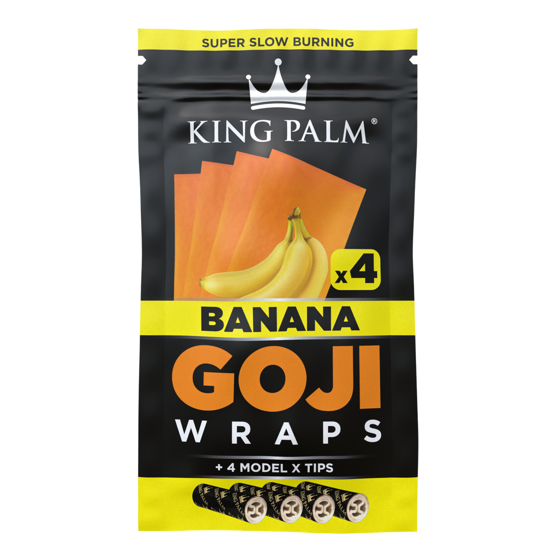 King Palm Goji Wraps Banana 4 Pack - [Herbware, Melbourne Australia]