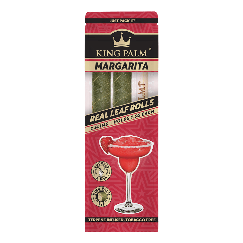 King Palm Margarita Slim Rolls 2 Pack - [Herbware, Melbourne Australia]