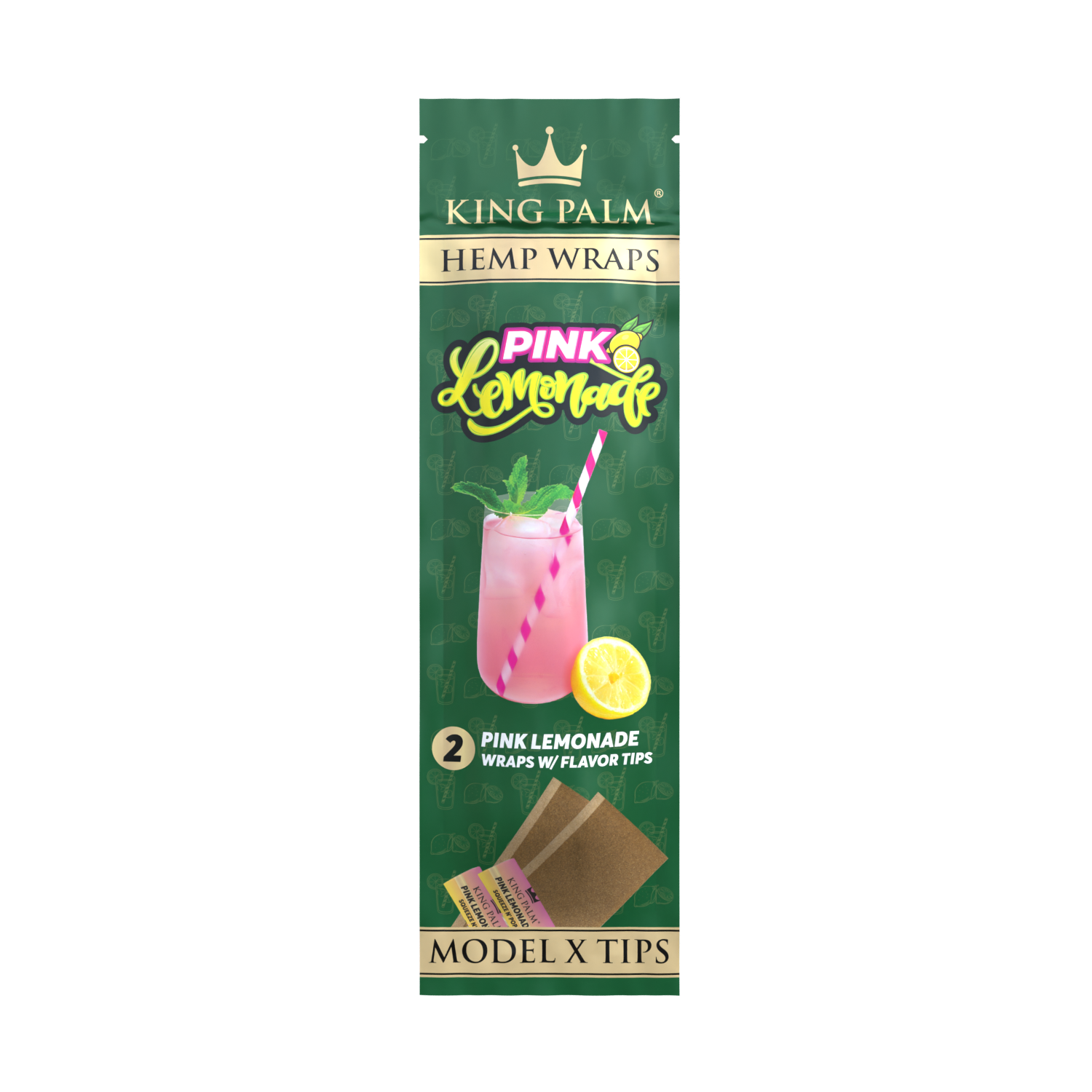 King Palm Pink Lemonade Hemp Wraps 2 Pack - [Herbware, Melbourne Australia]