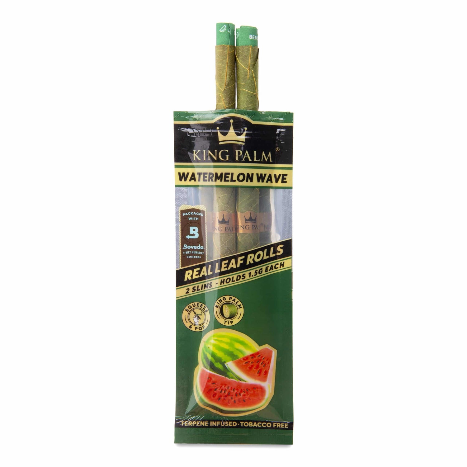 King Palm Watermelon Wave Slim Rolls 2 Pack - [Herbware, Melbourne Australia]