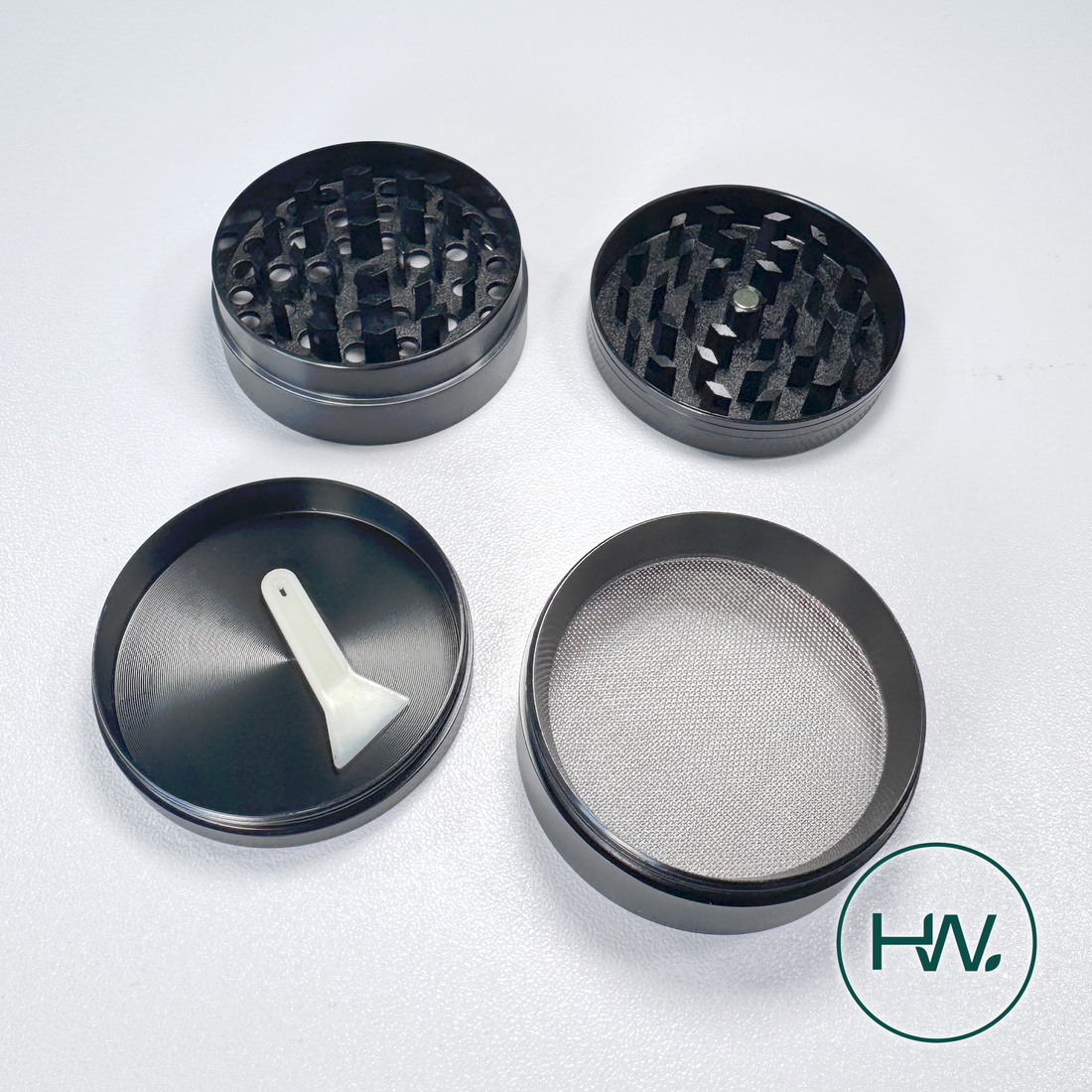 Metal Herb Grinder - 4 Piece