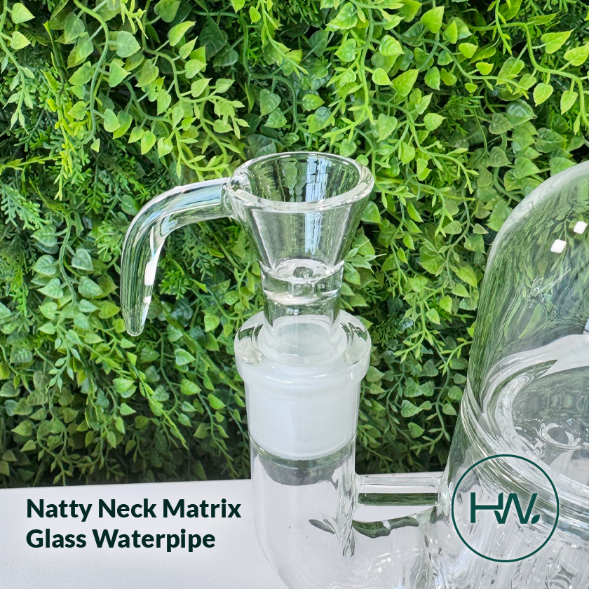 Natty Neck Matrix Glass Waterpipe