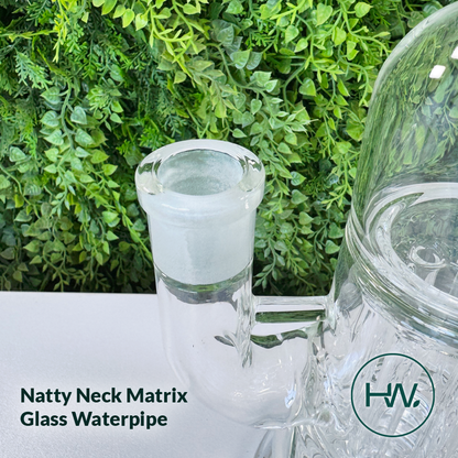 Natty Neck Matrix Glass Waterpipe