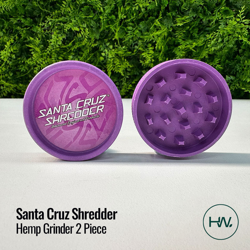 Santa Cruz Shredder Hemp Grinder 2 Piece - [Herbware, Melbourne Australia]