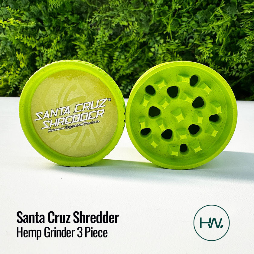 Santa Cruz Shredder Hemp Grinder 3 Piece - [Herbware, Melbourne Australia]