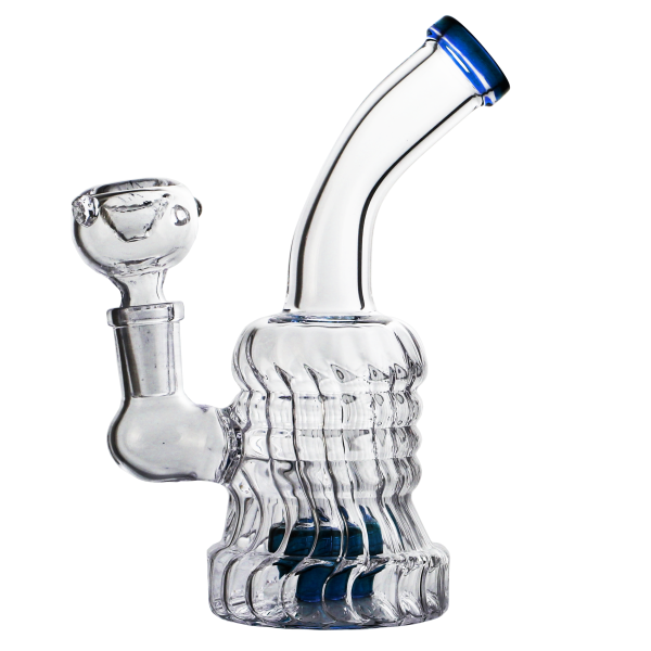 Swirl Dab Glass Waterpipe - [Herbware, Melbourne Australia]