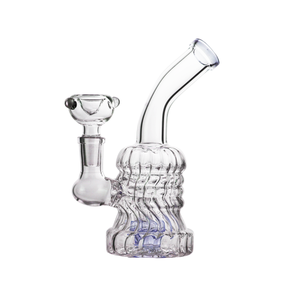 Swirl Dab Glass Waterpipe - [Herbware, Melbourne Australia]