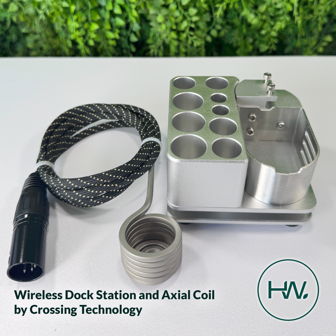 Wireless Dock Station and Axial Coil by Crossing Technology