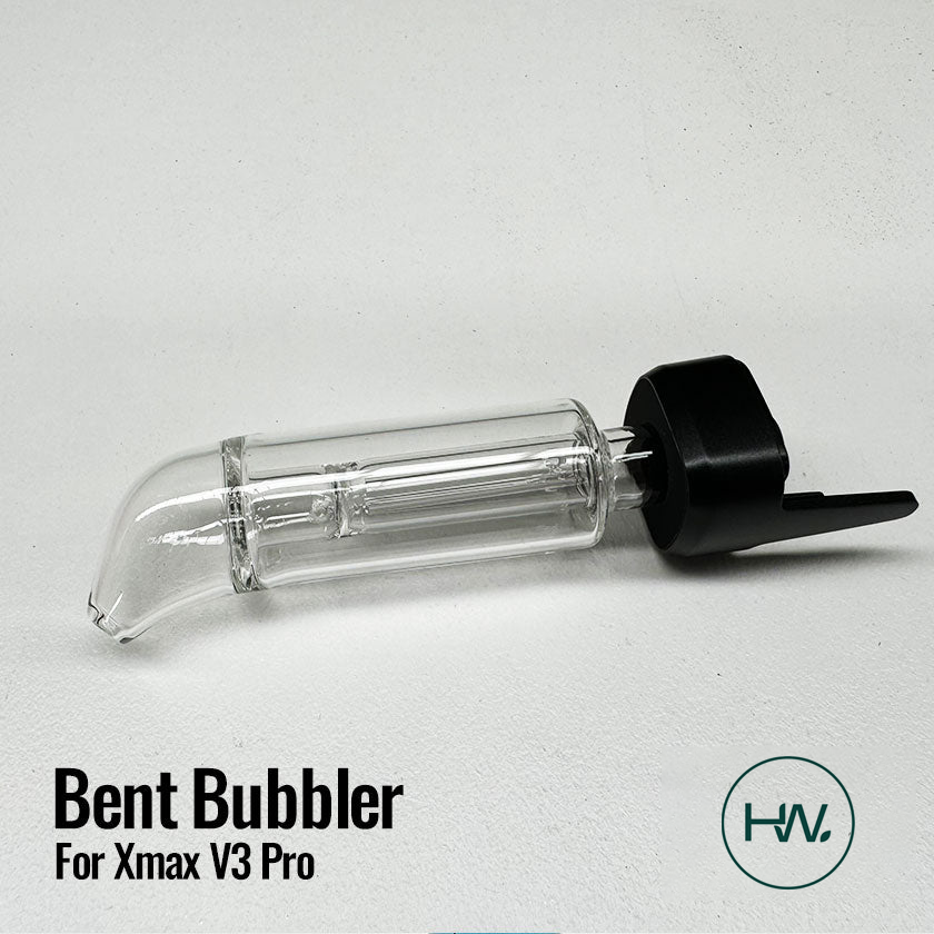 Xmax V3 Pro Bent Glass Water Bubbler - [Herbware, Melbourne Australia]