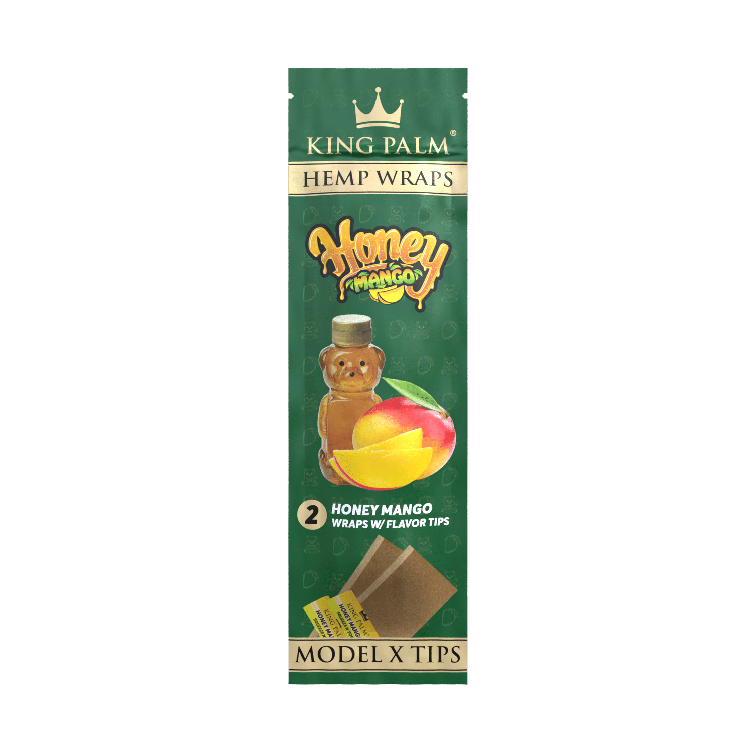 King Palm Honey Mango Hemp Wraps 2 Pack - [Herbware, Melbourne Australia]