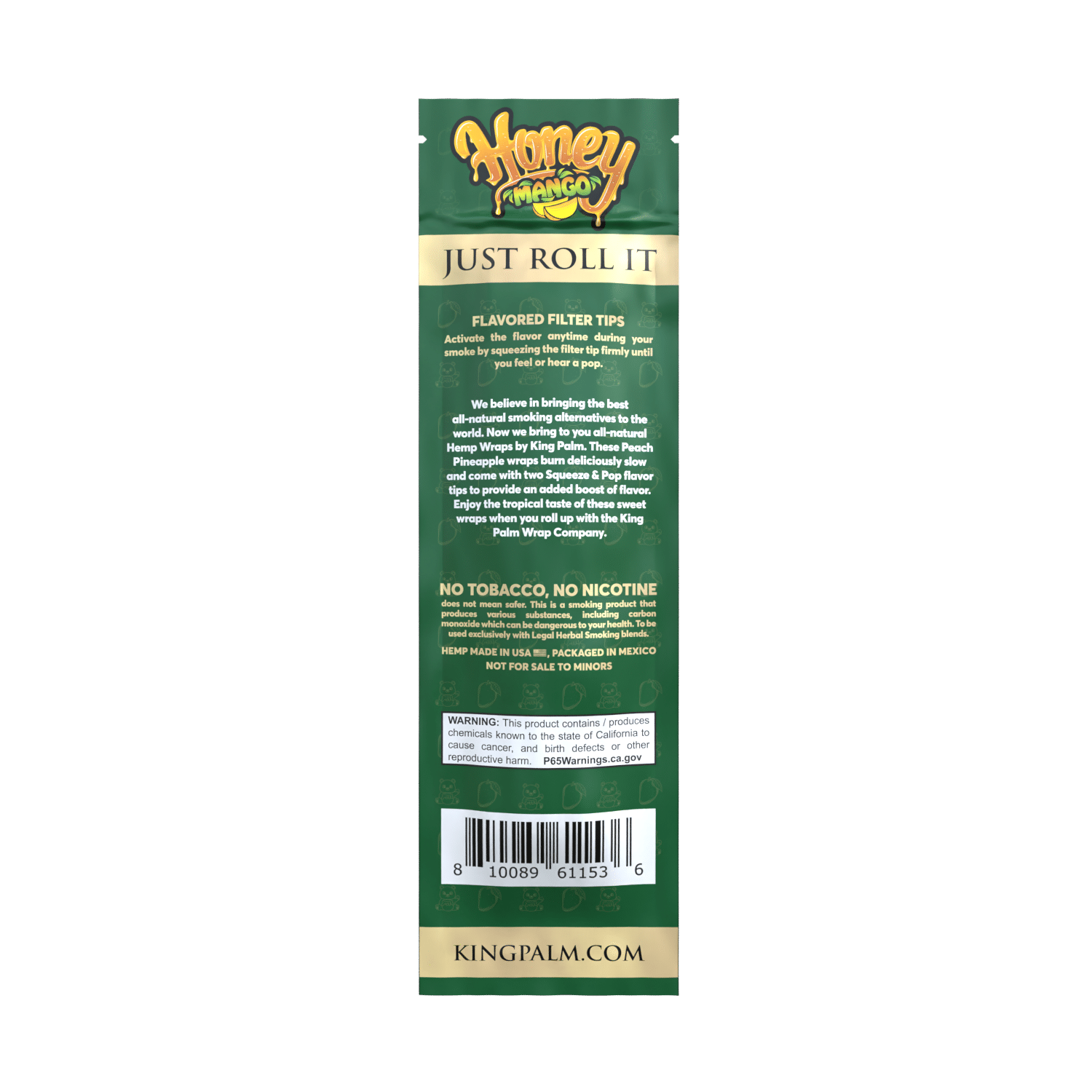 King Palm Honey Mango Hemp Wraps 2 Pack - [Herbware, Melbourne Australia]